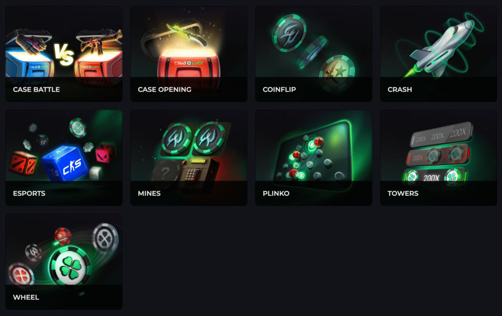 CSGOLuck Promo Code: Game Modes