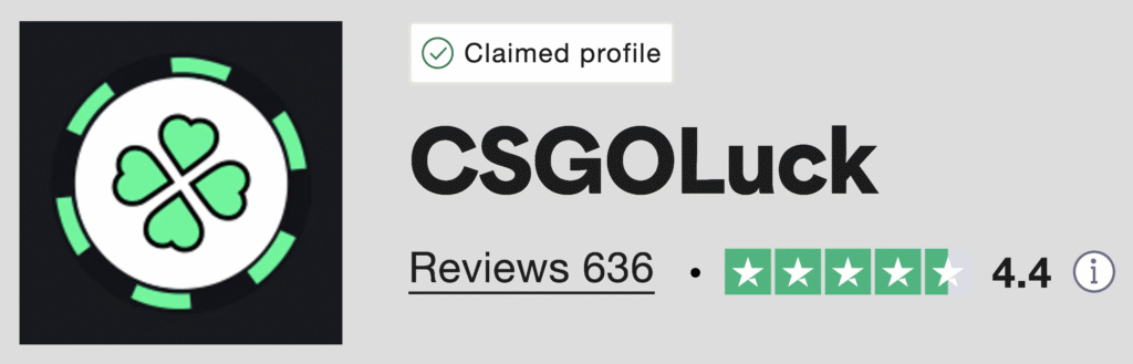 CSGOLuck Promo Code: Trustpilot Rating