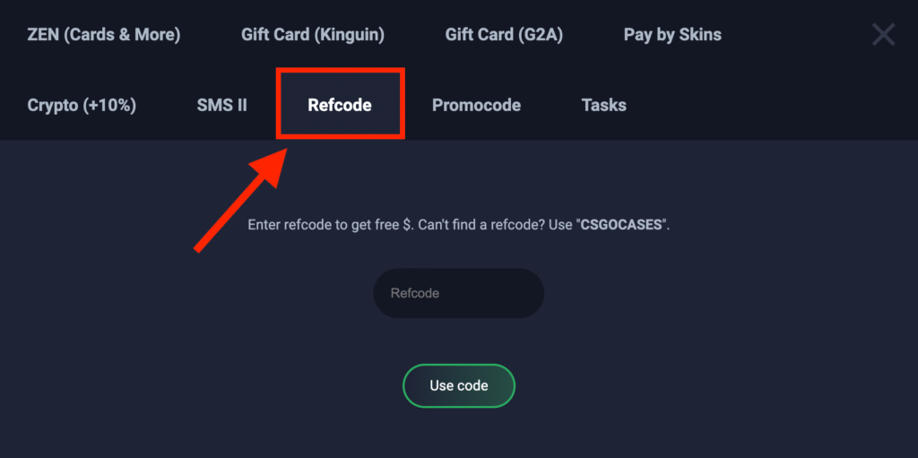 CSGOCases Promo Code: Refcode Guide