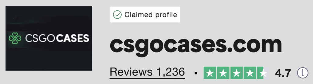 CSGOCases Promo Code: Trustpilot Rating