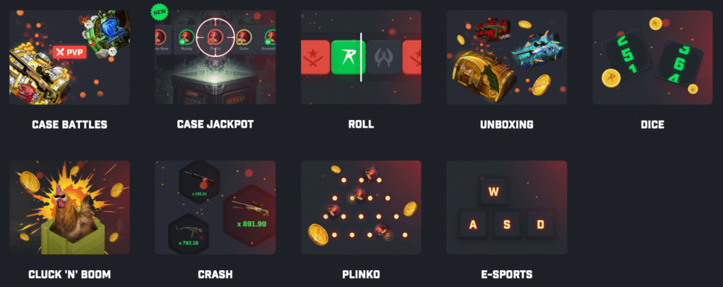 CSGORoll Promo Code: Game Modes