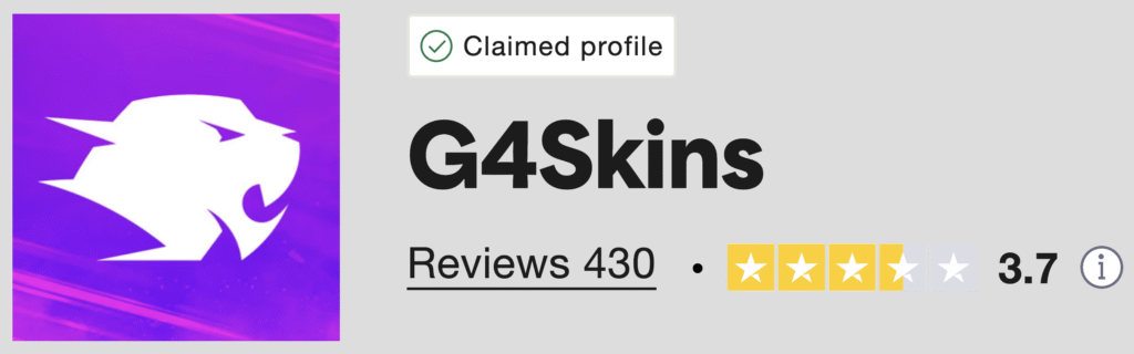 G4Skins Promo Code: Trustpilot Rating