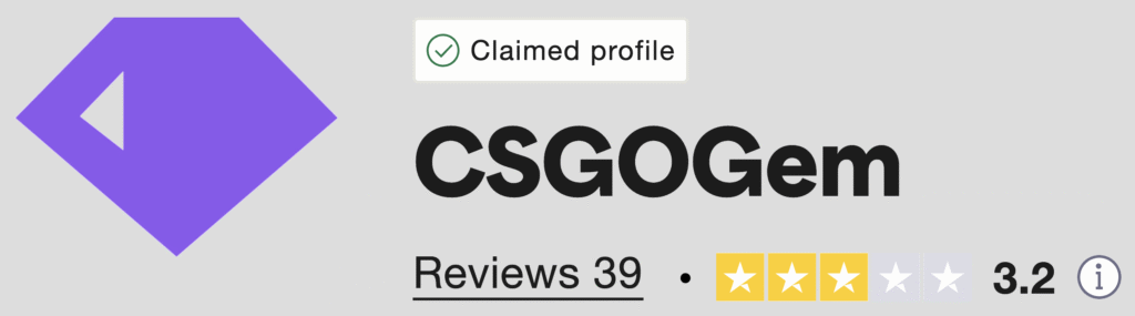 CSGOGem Promo Code: Trustpilot Rating