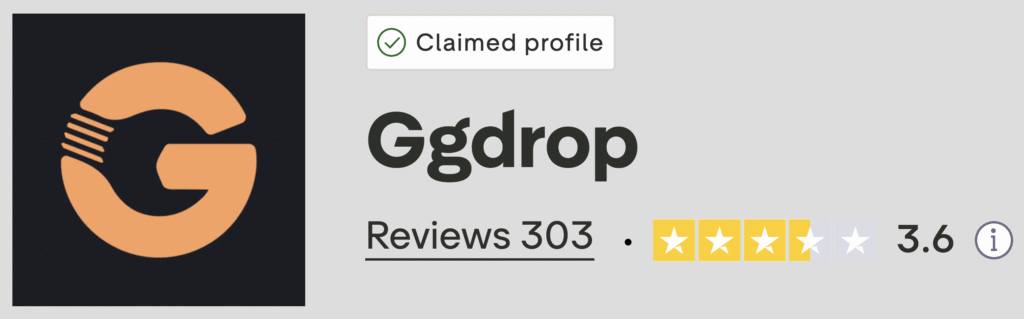 GGDrop Promo Code: Trustpilot Rating