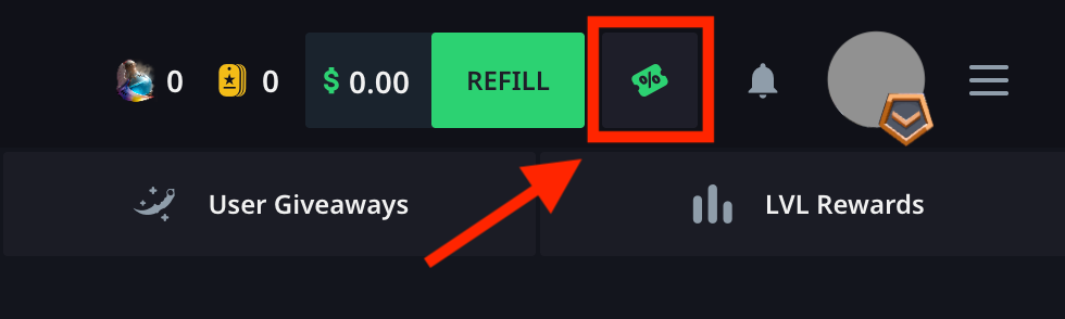 Hellcase Promo Code: Promo Code Section