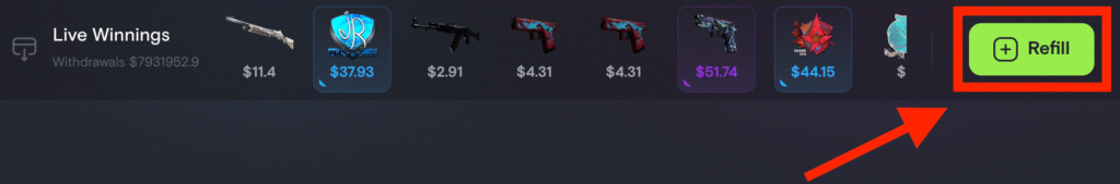 Insane GG Promo Code: Deposit Page